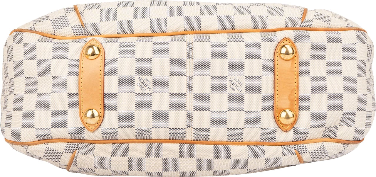 Louis Vuitton Louis Vuitton Damier Azur Monogram Galliera PM Handbag Wit