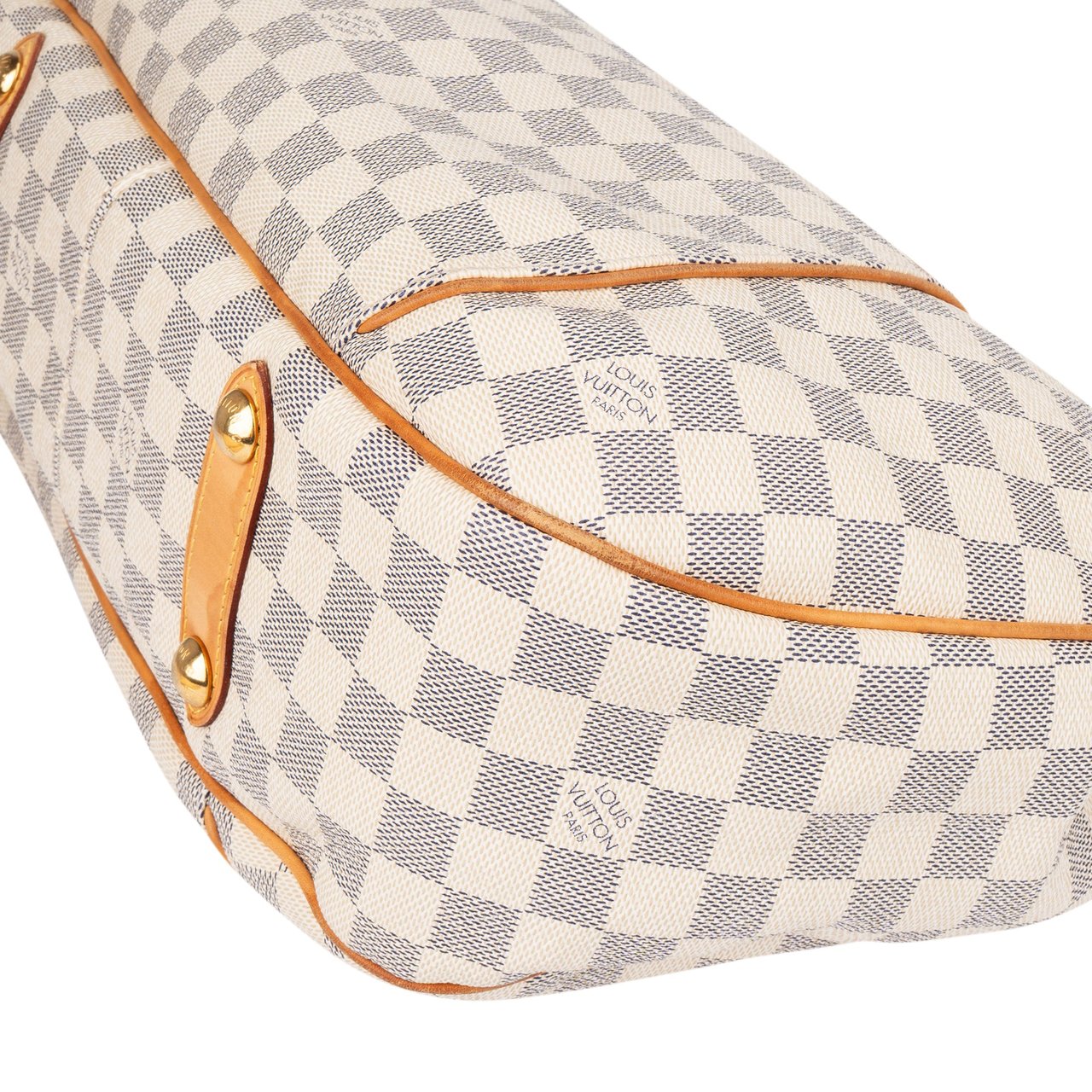 Louis Vuitton Louis Vuitton Damier Azur Monogram Galliera PM Handbag Wit