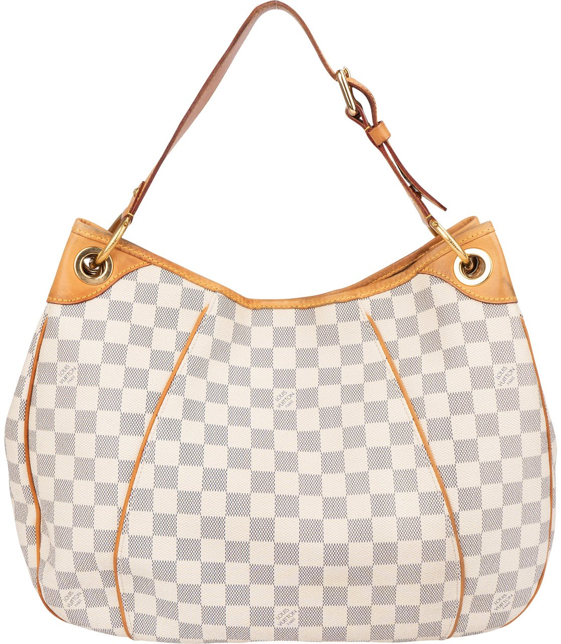 Louis Vuitton Louis Vuitton Damier Azur Monogram Galliera PM Handbag Wit