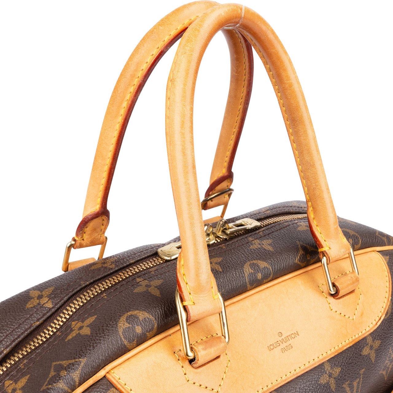 Louis Vuitton Louis Vuitton Canvas Monogram Deauville Handbag Bruin