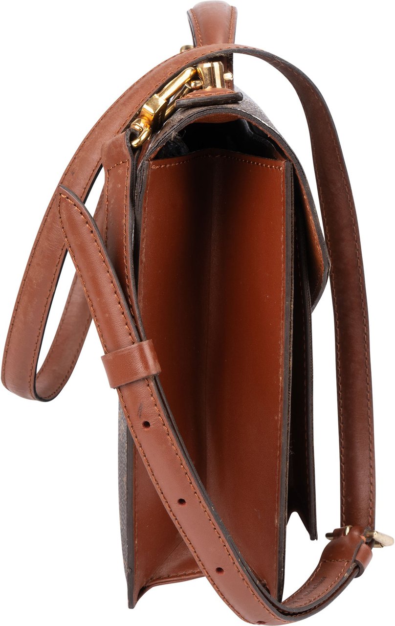Louis Vuitton Louis Vuitton Canvas Monogram Monceau Handbag Bruin