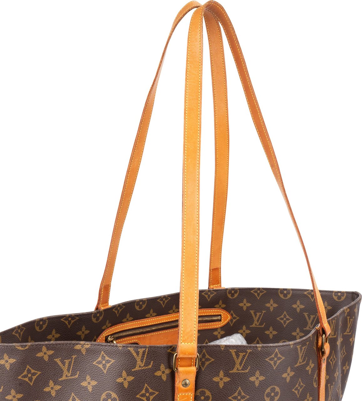 Louis Vuitton Louis Vuitton Canvas Monogram Sac Shopping Shoulder Bag Bruin