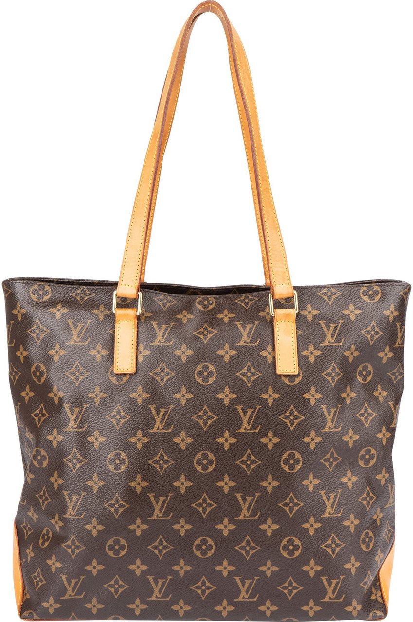 Louis Vuitton Louis Vuitton Canvas Monogram Cabas Mezzo Shoulder Bag Bruin