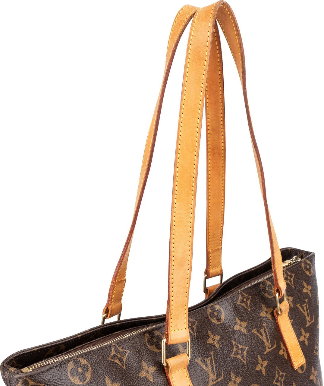 Louis Vuitton Louis Vuitton Canvas Monogram Cabas Mezzo Shoulder Bag Bruin