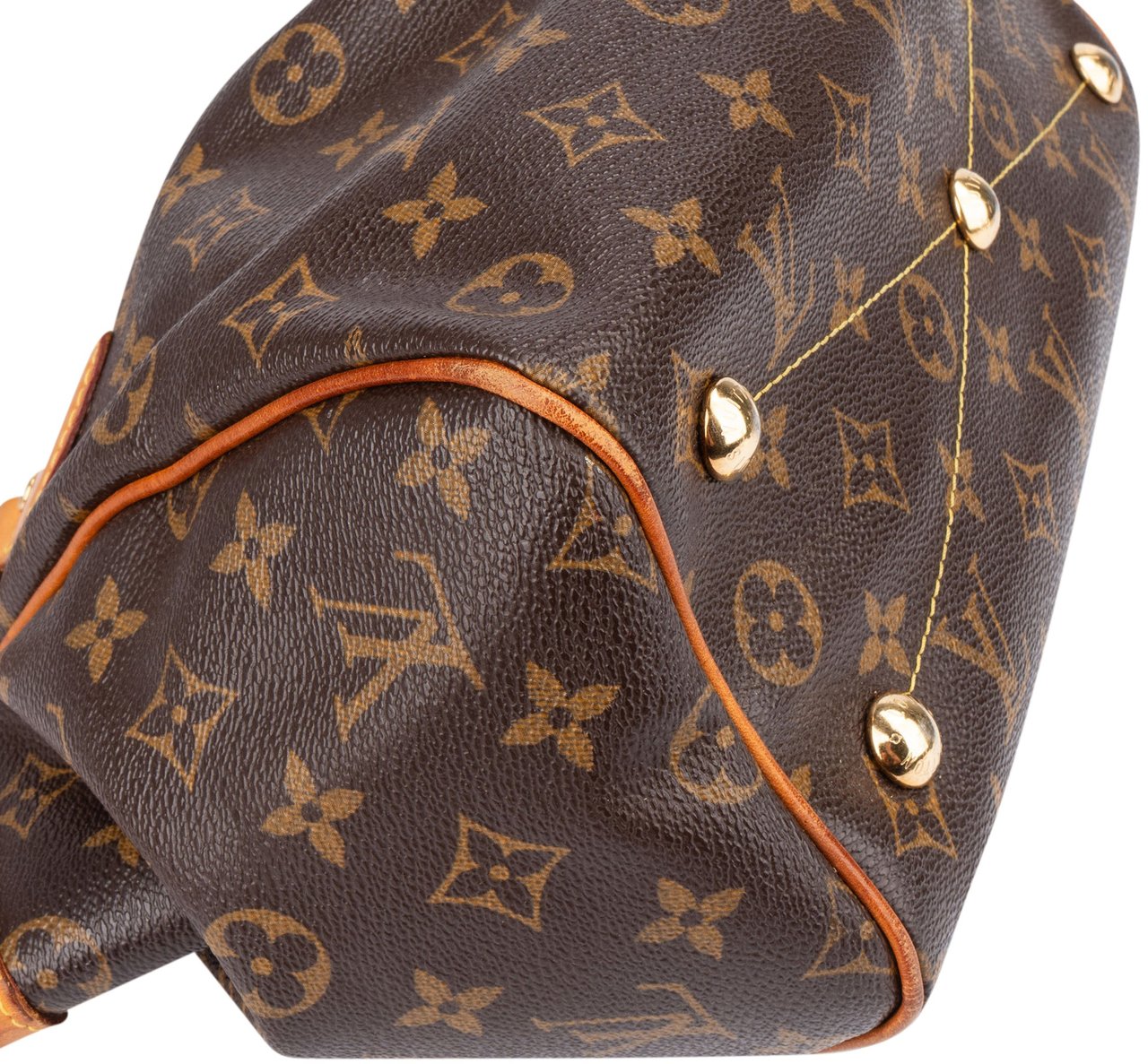 Louis Vuitton Louis Vuitton Canvas Monogram Tivoli PM Handbag Bruin
