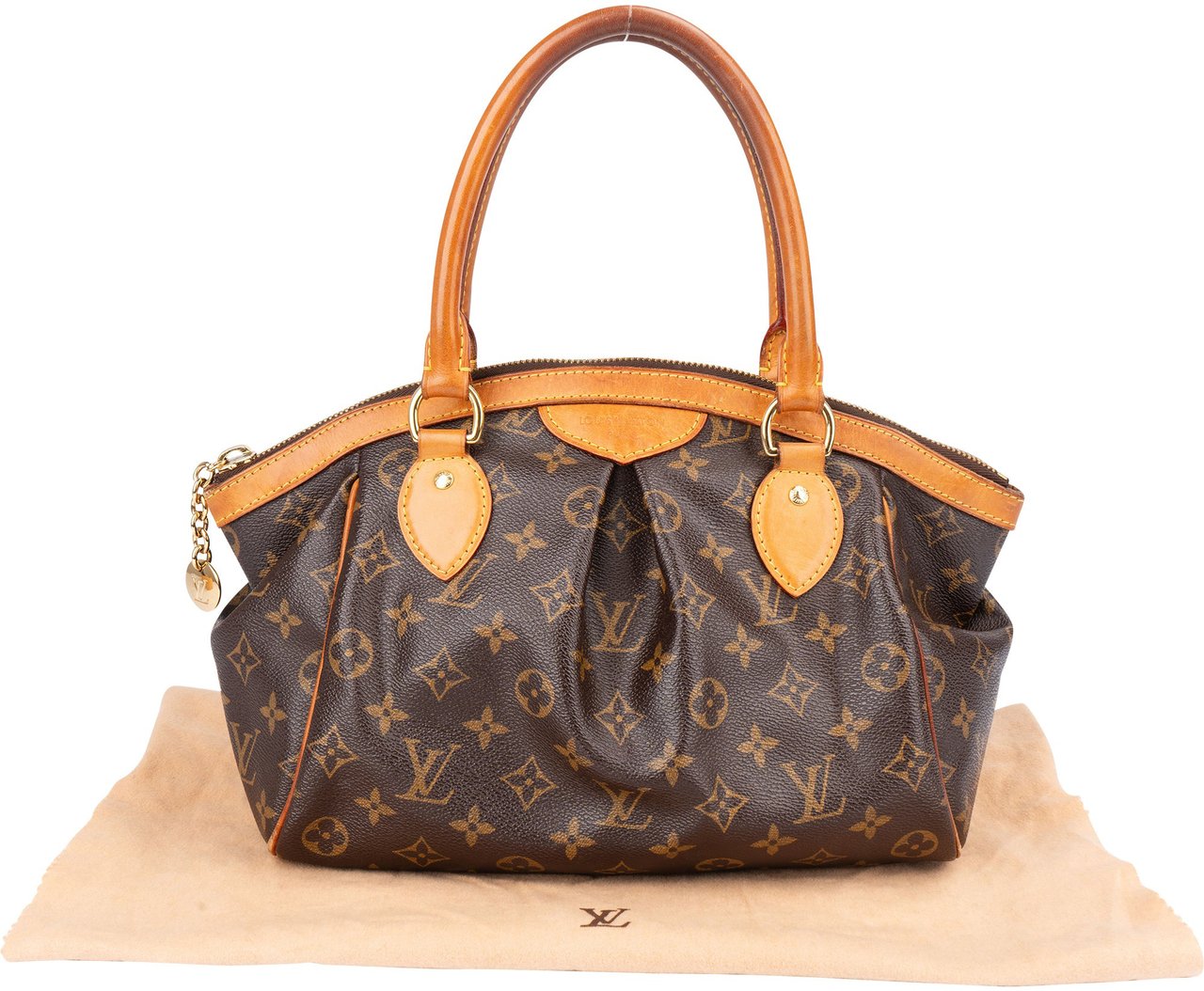 Louis Vuitton Louis Vuitton Canvas Monogram Tivoli PM Handbag Bruin