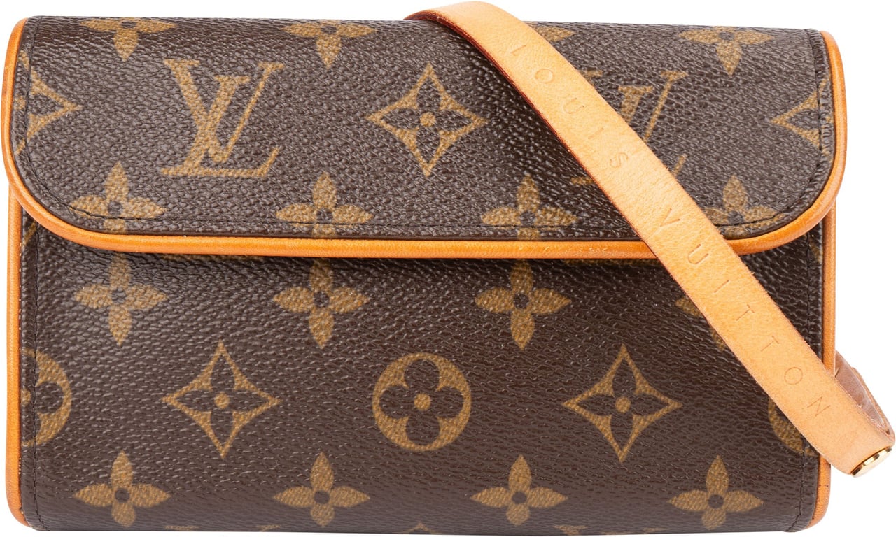 Louis Vuitton Louis Vuitton Canvas Monogram Pochette Florentine Crossbody Bag Bruin