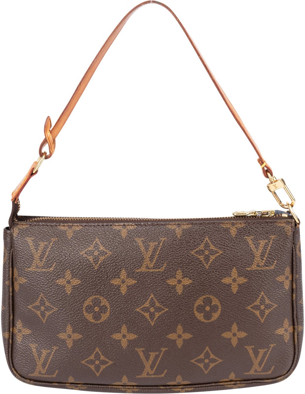 Louis Vuitton Louis Vuitton Canvas Monogram Pochette Accessoire Handbag Bruin