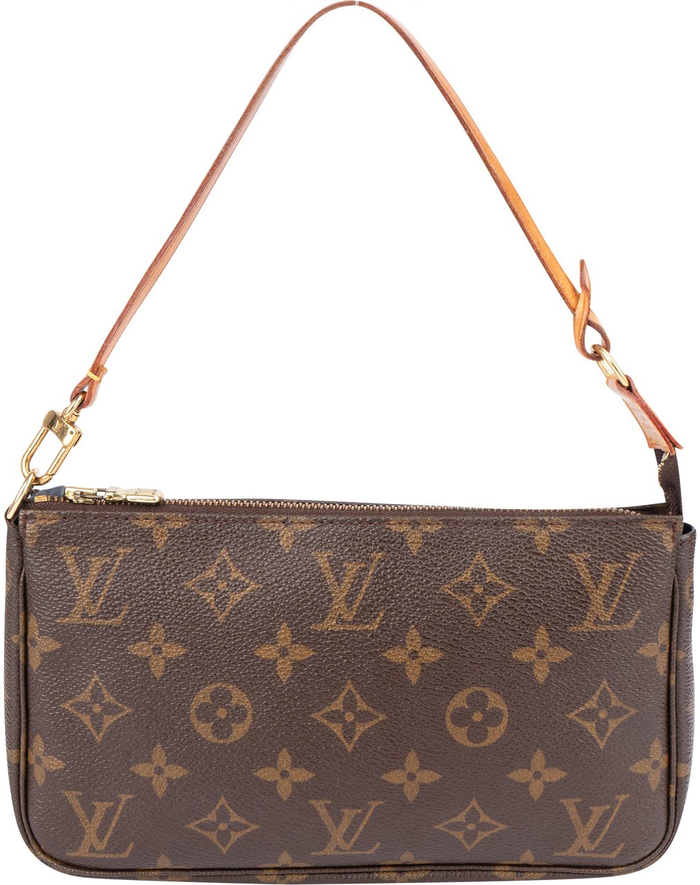 Louis Vuitton Louis Vuitton Canvas Monogram Pochette Accessoire Handbag Bruin