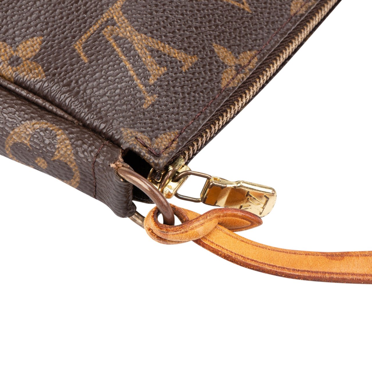 Louis Vuitton Louis Vuitton Canvas Monogram Pochette Accessoire Handbag Bruin