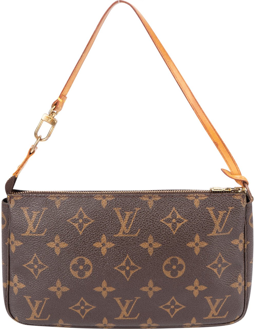 Louis Vuitton Louis Vuitton Canvas Monogram Pochette Accessoire Handbag Bruin