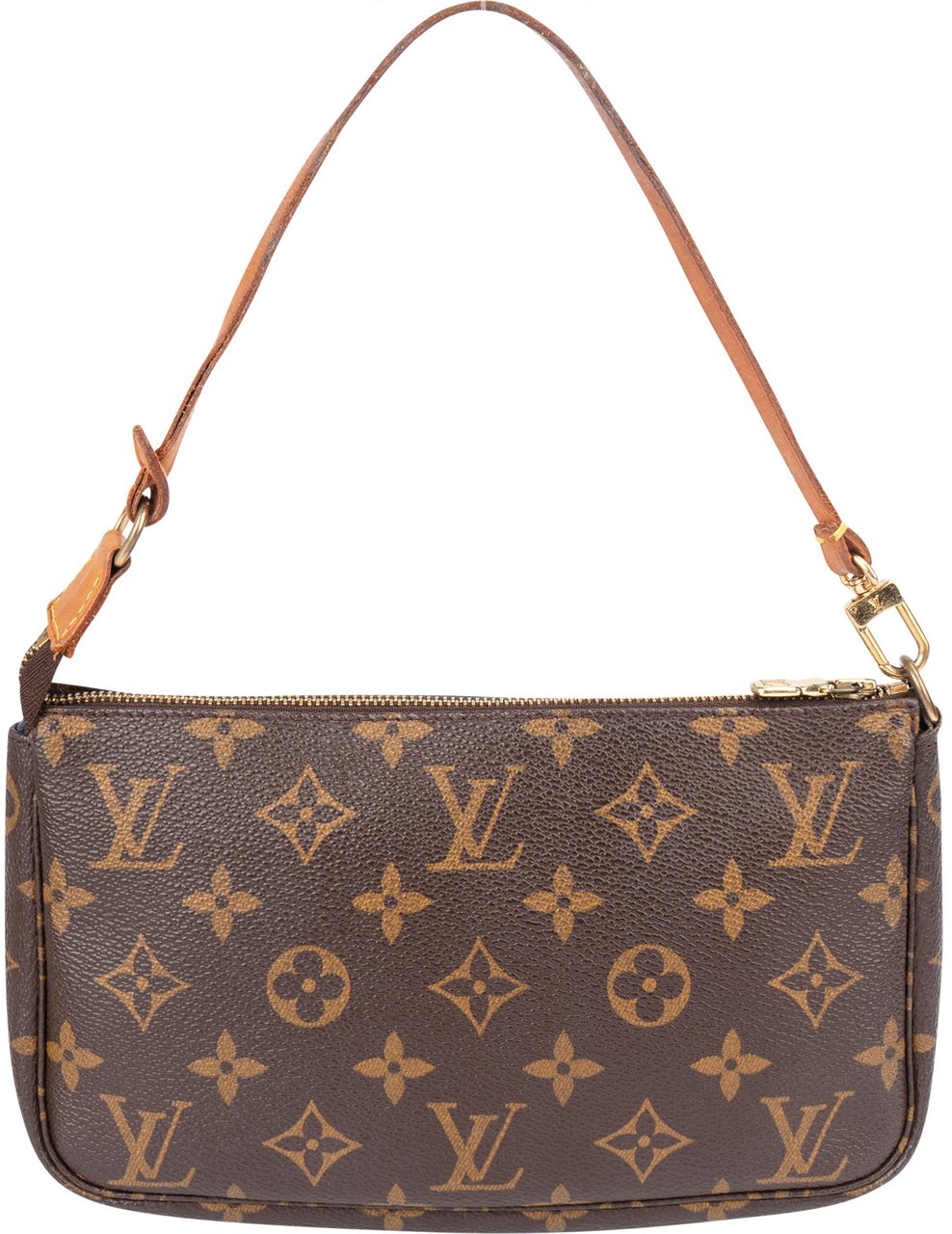 Louis Vuitton Louis Vuitton Canvas Monogram Pochette Accessoire Handbag Bruin