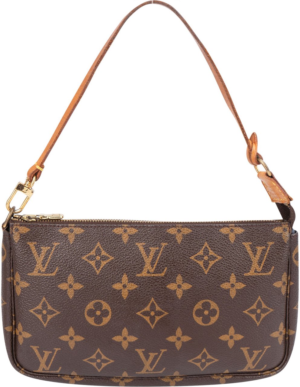 Louis Vuitton Louis Vuitton Canvas Monogram Pochette Accessoire Handbag Bruin