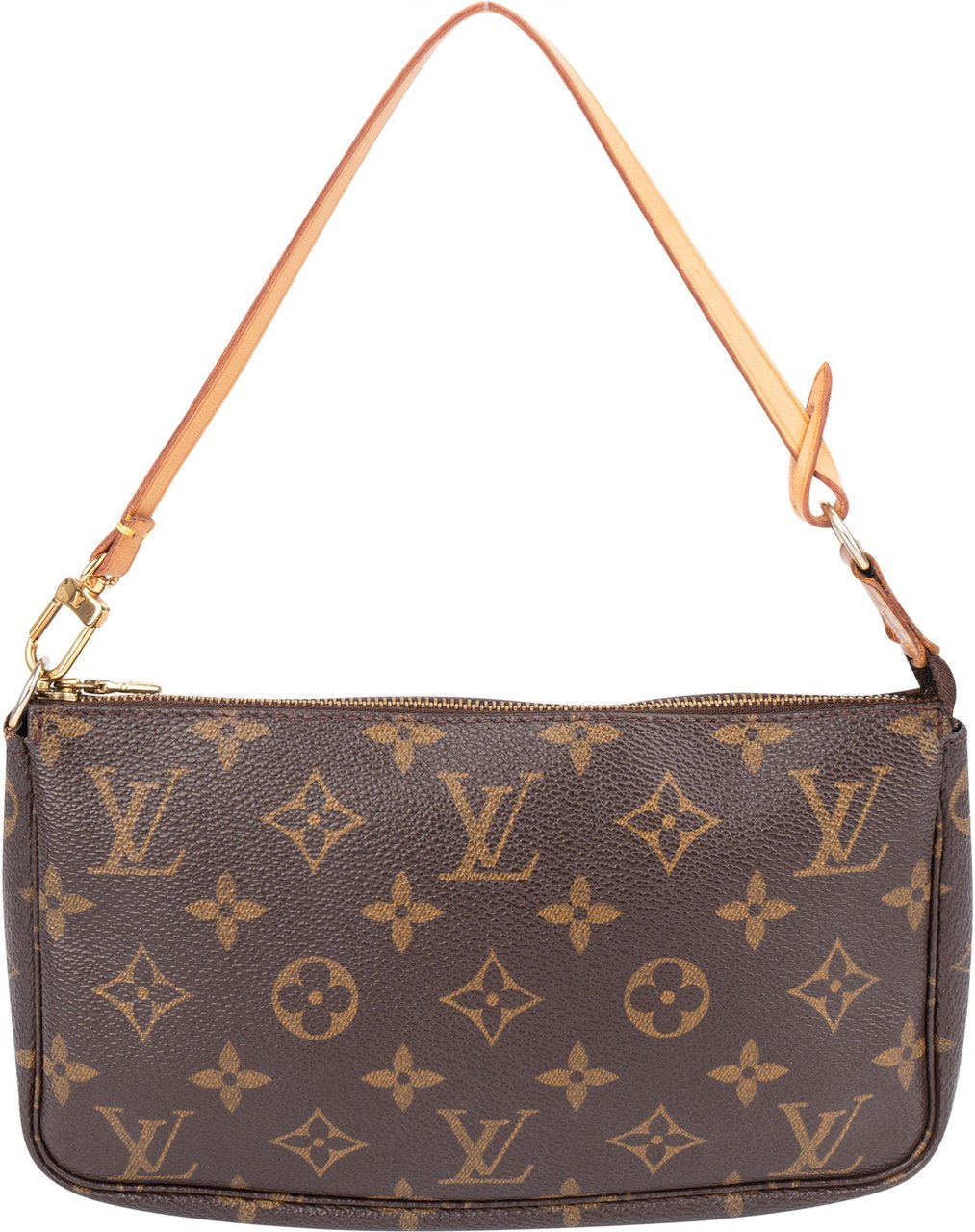 Louis Vuitton Louis Vuitton Canvas Monogram Pochette Accessoire Handbag Bruin