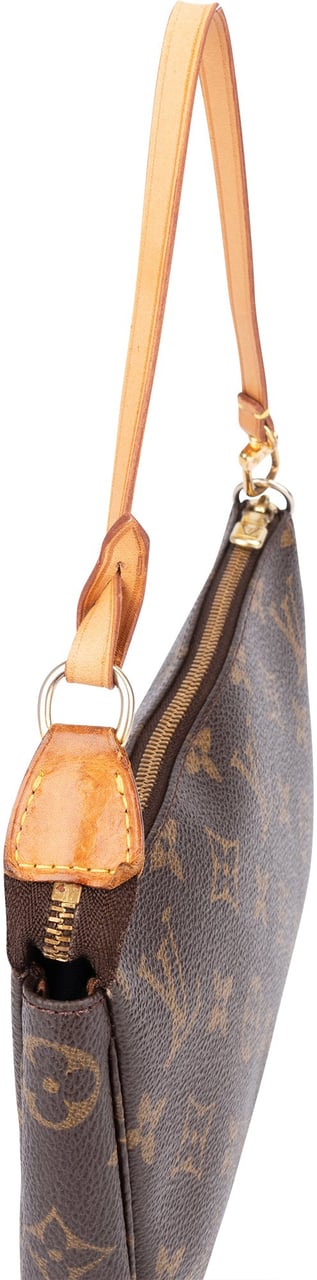 Louis Vuitton Louis Vuitton Canvas Monogram Pochette Accessoire Handbag Bruin
