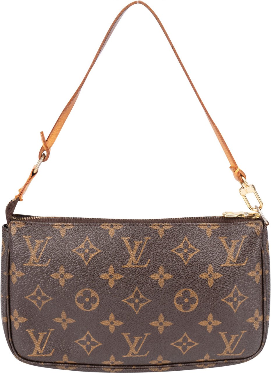 Louis Vuitton Louis Vuitton Canvas Monogram Pochette Accessoire Handbag Bruin
