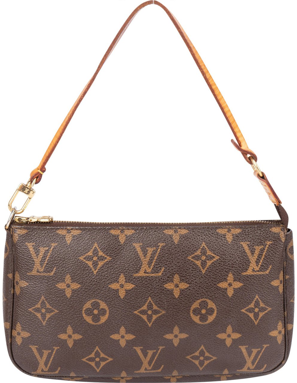 Louis Vuitton Louis Vuitton Canvas Monogram Pochette Accessoire Handbag Bruin