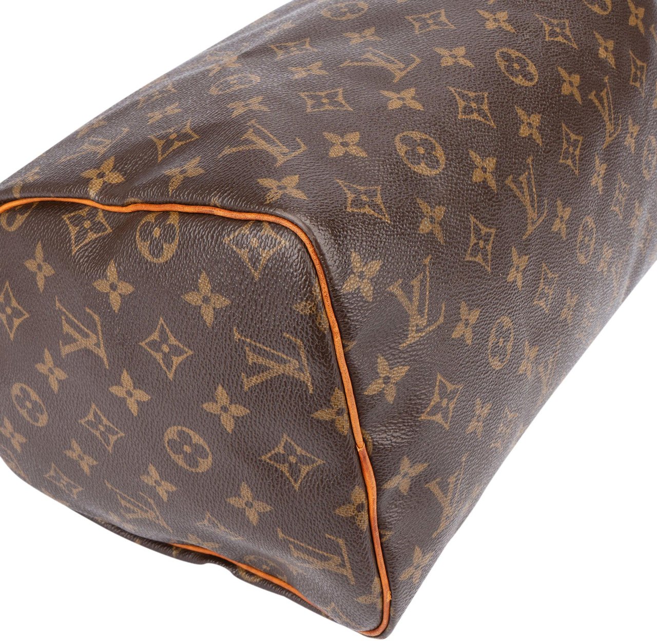 Louis Vuitton Louis Vuitton Canvas Monogram Speedy 30 Handbag Bruin