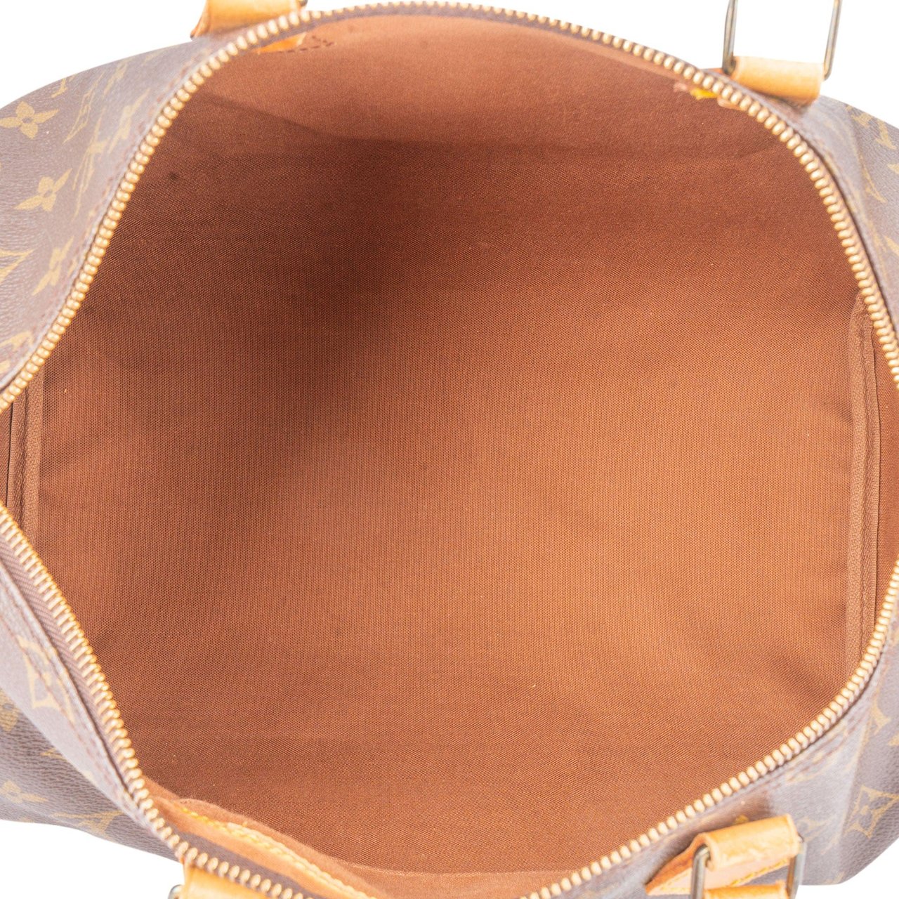 Louis Vuitton Louis Vuitton Canvas Monogram Speedy 35 Handbag Bruin