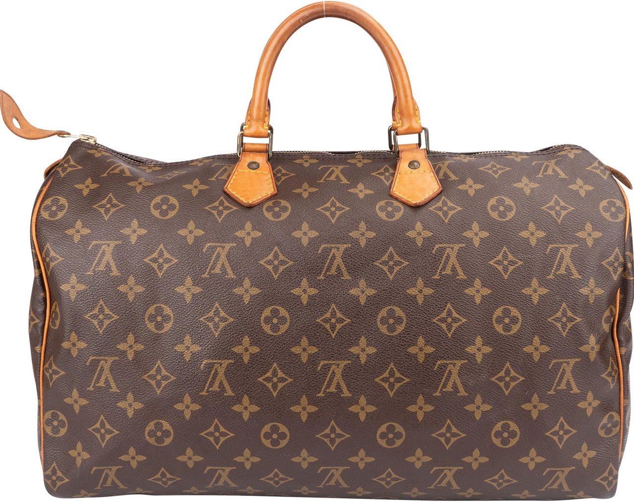 Louis Vuitton Louis Vuitton Canvas Monogram Speedy 40 Handbag Bruin