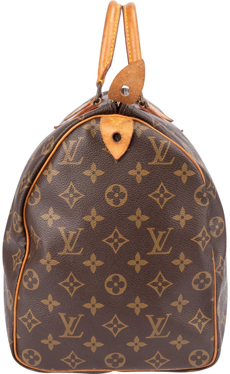 Louis Vuitton Louis Vuitton Canvas Monogram Speedy 40 Handbag Bruin