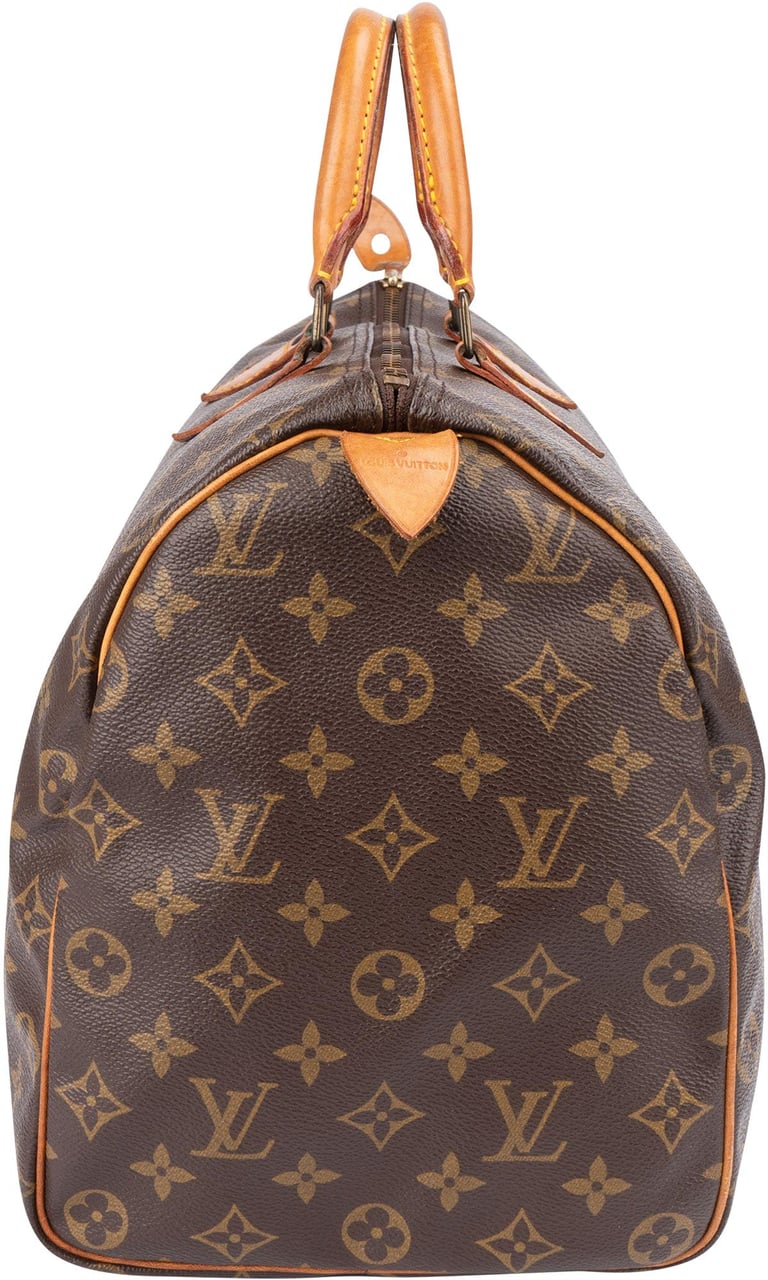 Louis Vuitton Louis Vuitton Canvas Monogram Speedy 40 Handbag Bruin