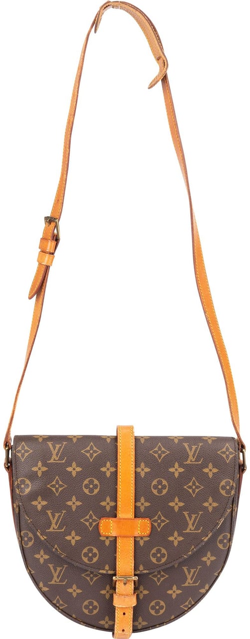 Louis Vuitton Louis Vuitton Canvas Monogram Chantilly GM Crossbody Bag Bruin