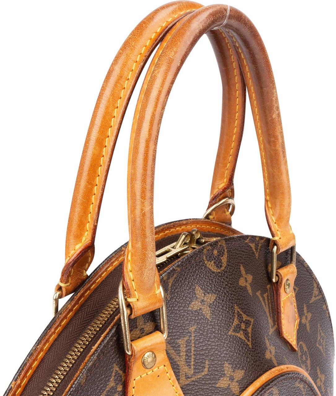 Louis Vuitton Louis Vuitton Canvas Monogram Ellipse PM Handbag Bruin
