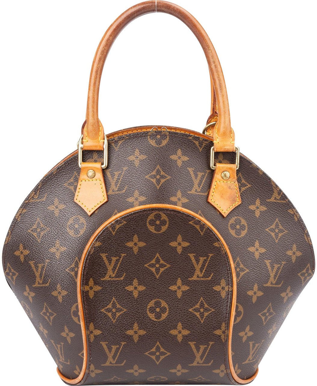 Louis Vuitton Louis Vuitton Canvas Monogram Ellipse PM Handbag Bruin
