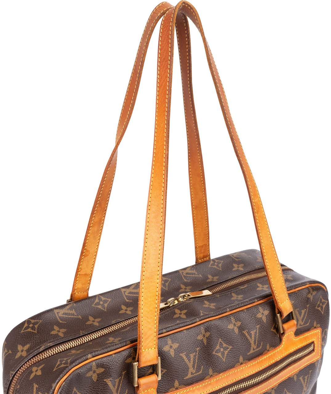 Louis Vuitton Canvas Monogram Cite GM Shoulder Bag Bruin