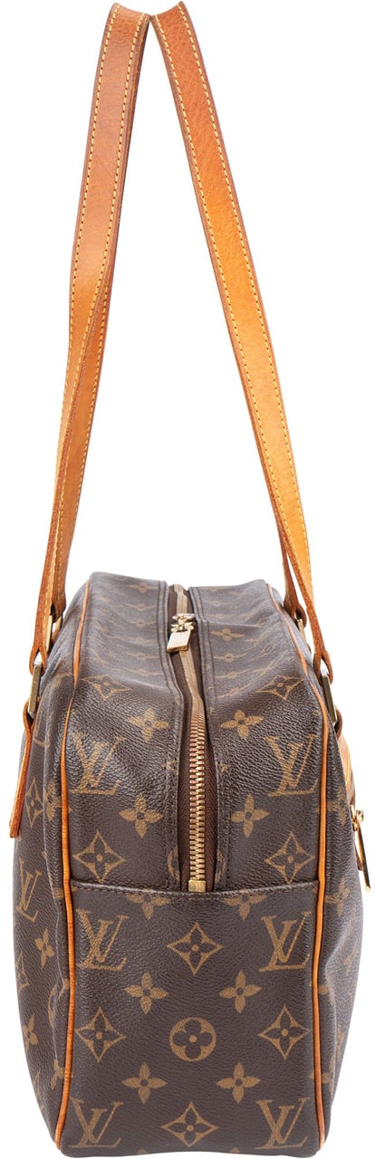 Louis Vuitton Canvas Monogram Cite GM Shoulder Bag Bruin