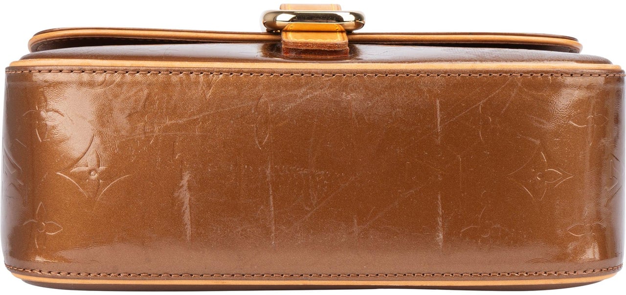 Louis Vuitton Louis Vuitton Vernis Monogram Christie GM Crossbody Bag Bruin