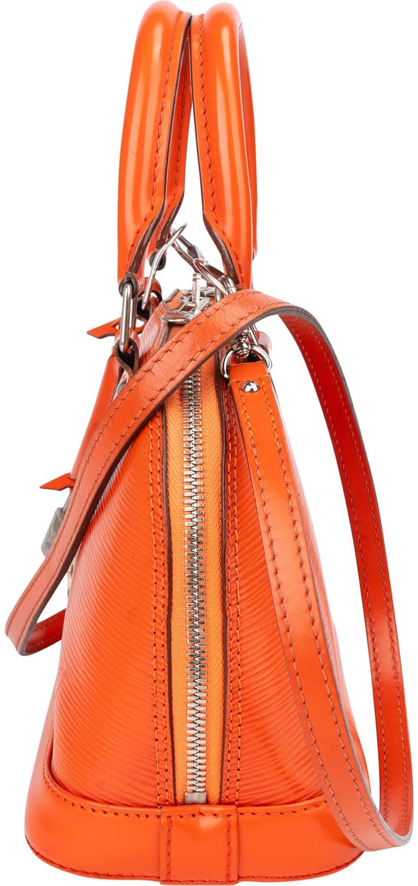 Louis Vuitton Louis Vuitton Orange Epi Leather Alma BB Handbag Oranje