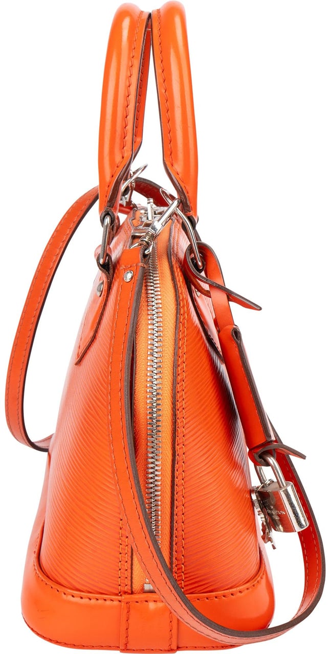 Louis Vuitton Louis Vuitton Orange Epi Leather Alma BB Handbag Oranje