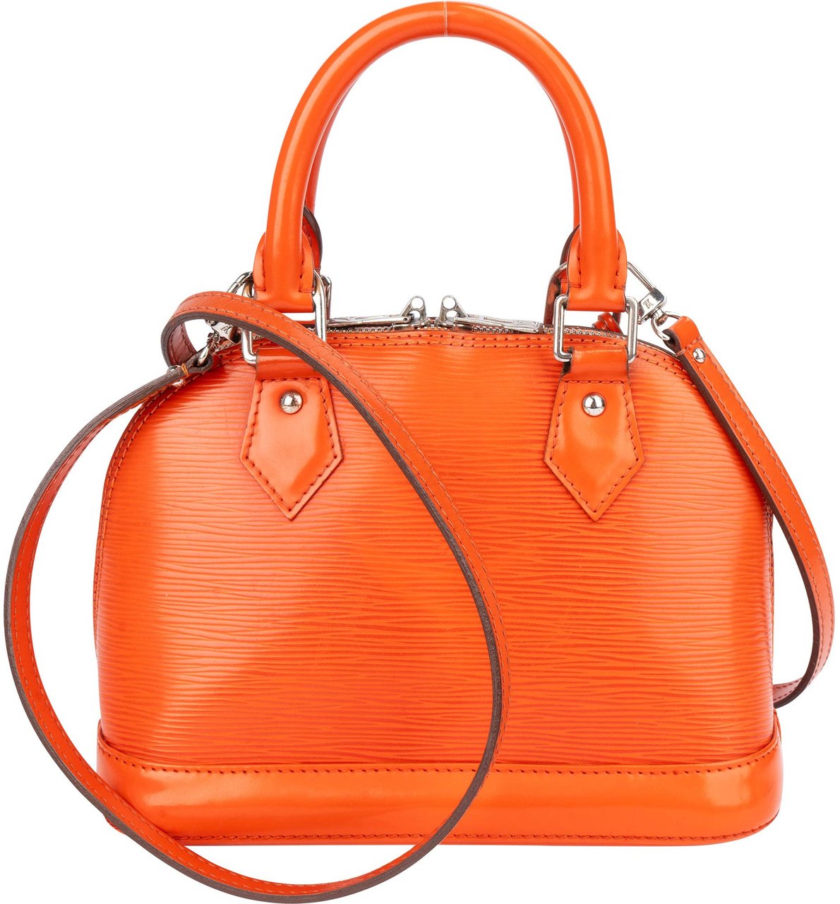 Louis Vuitton Louis Vuitton Orange Epi Leather Alma BB Handbag Oranje