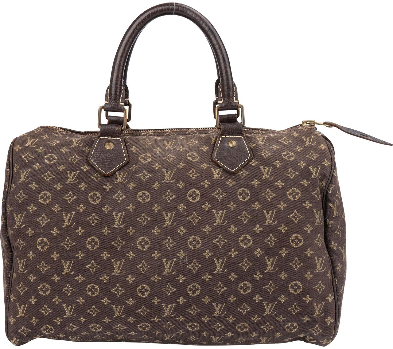 Louis Vuitton Louis Vuitton Mini Lin Monogram Speedy 30 Handbag Bruin