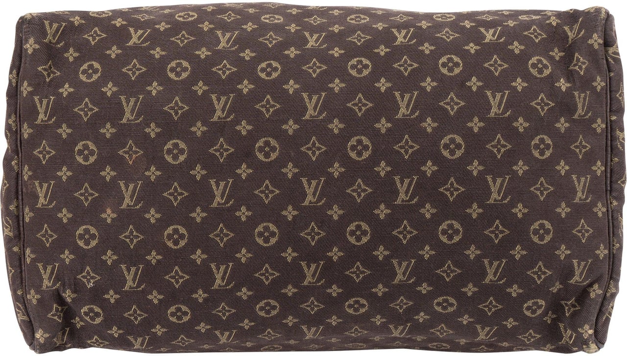 Louis Vuitton Louis Vuitton Mini Lin Monogram Speedy 30 Handbag Bruin