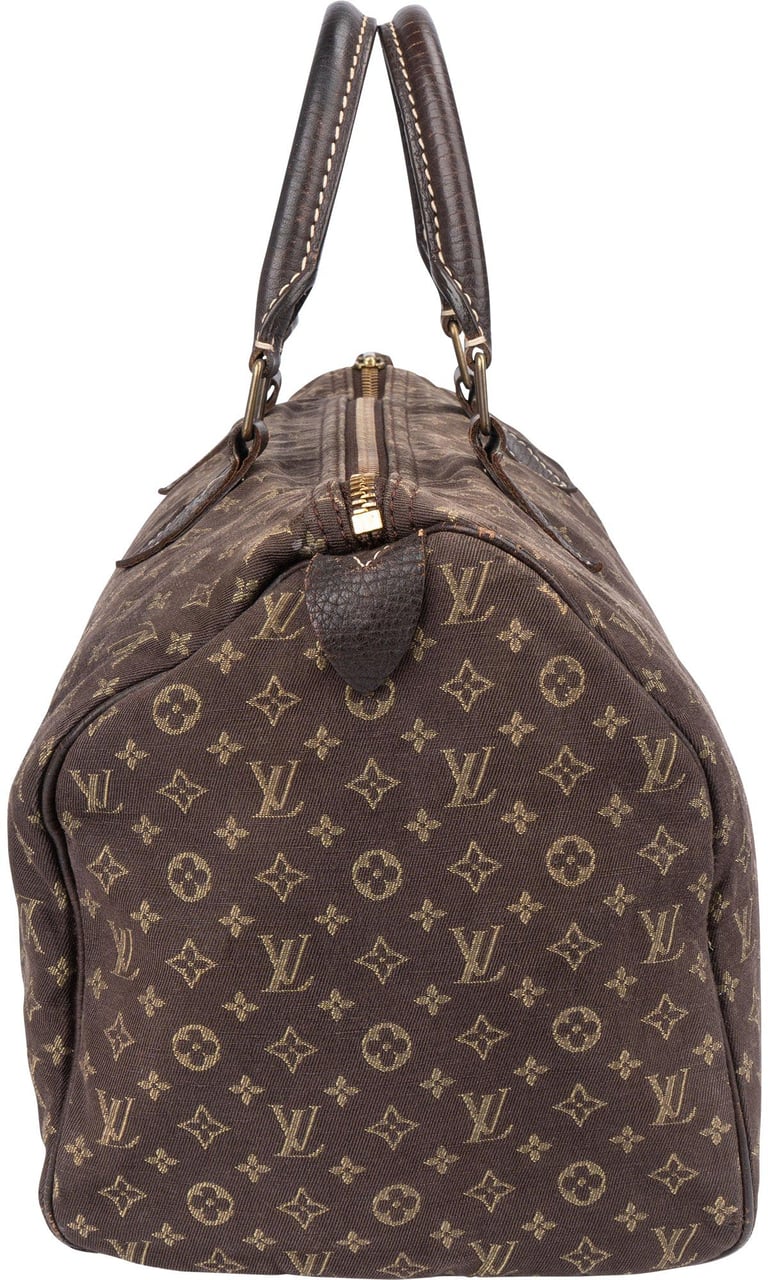 Louis Vuitton Louis Vuitton Mini Lin Monogram Speedy 30 Handbag Bruin