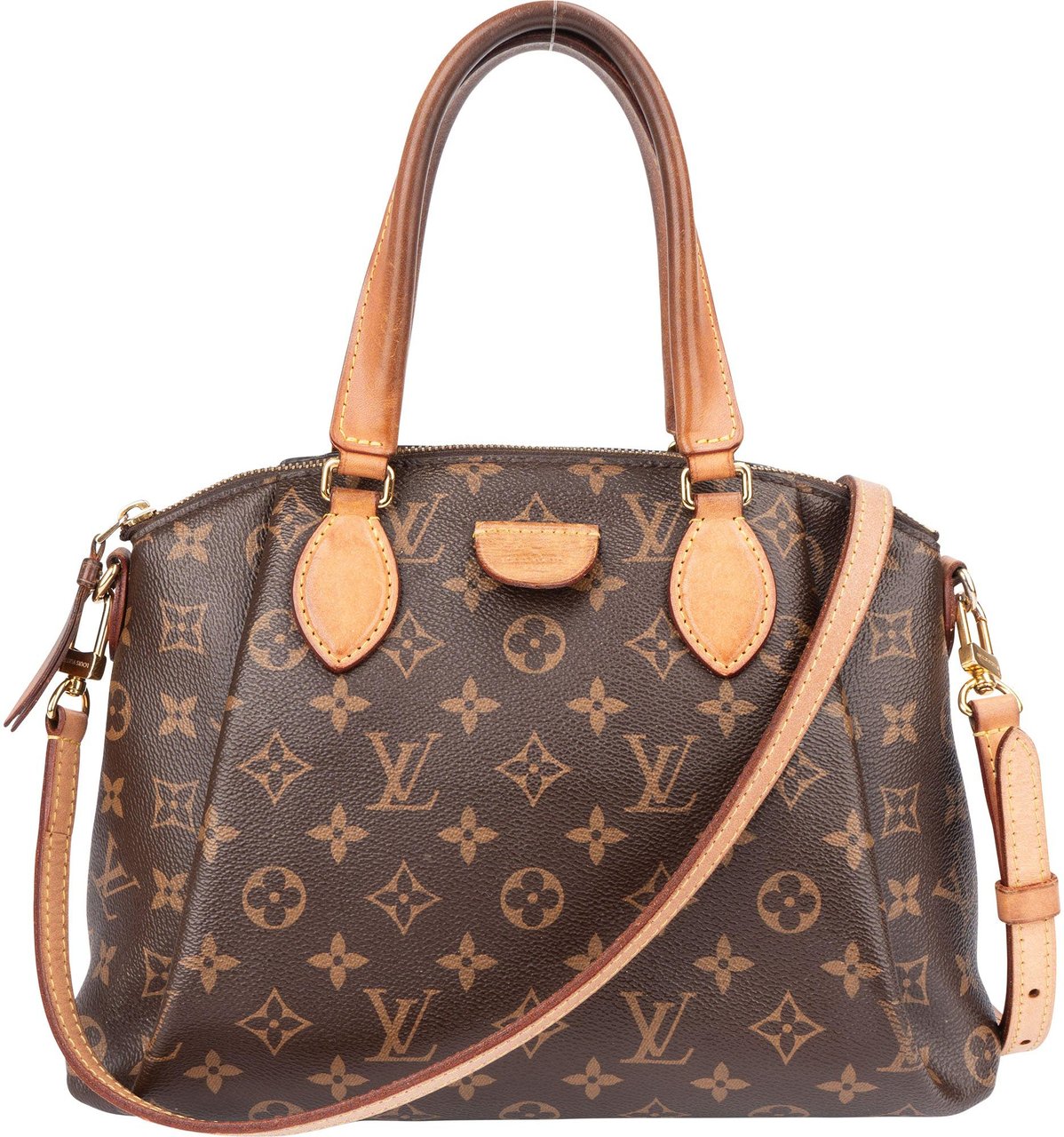 Louis Vuitton Louis Vuitton Canvas Monogram Rivoli PM Handbag Bruin