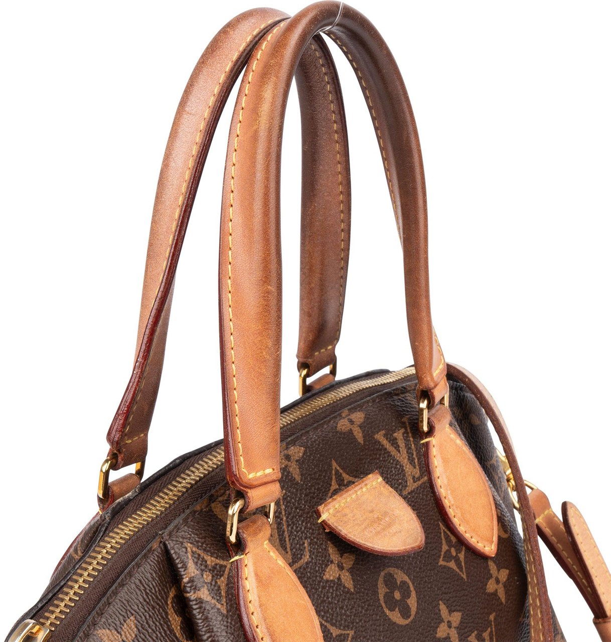 Louis Vuitton Louis Vuitton Canvas Monogram Rivoli PM Handbag Bruin