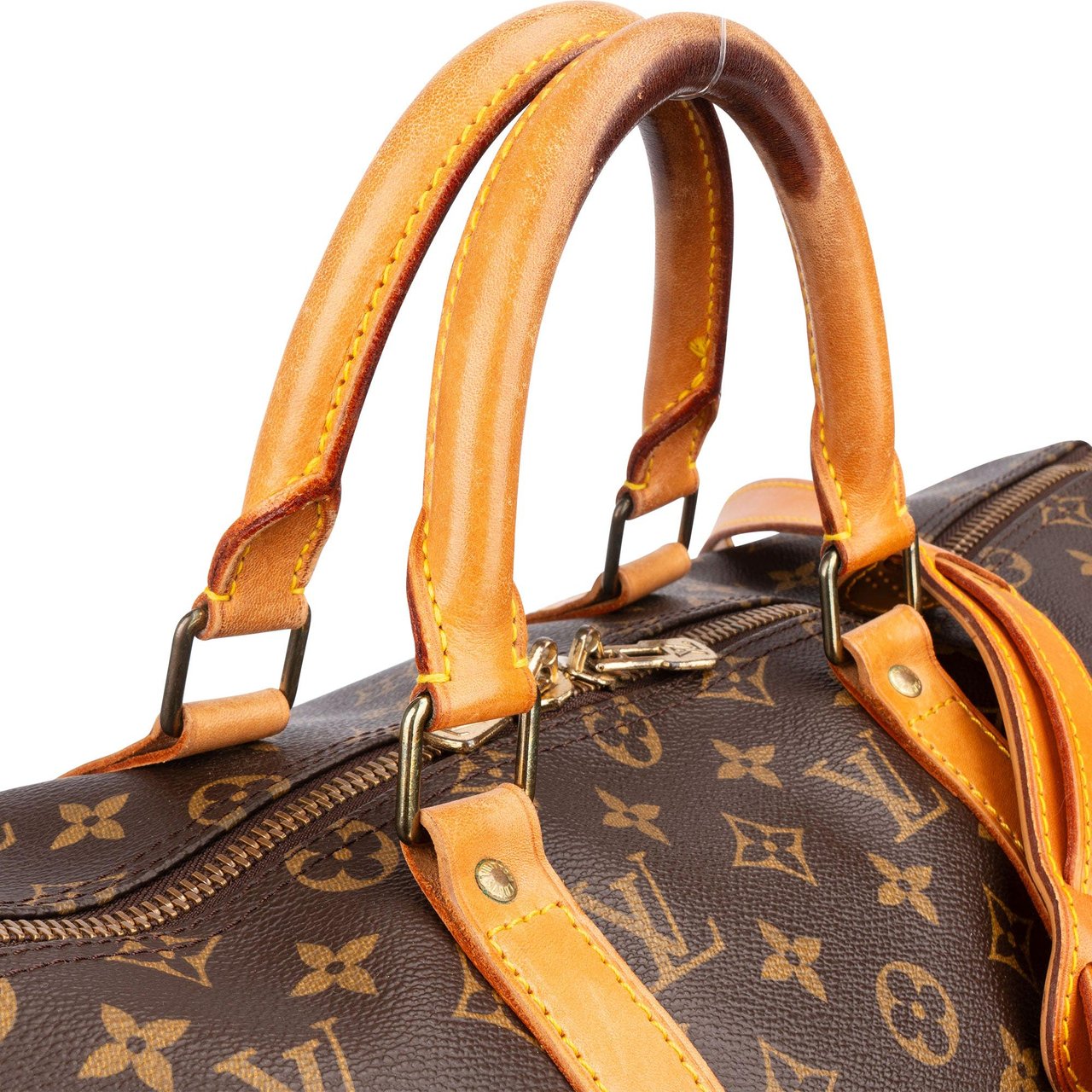 Louis Vuitton Louis Vuitton Canvas Monogram Keepall 50 Bandouliere Bruin