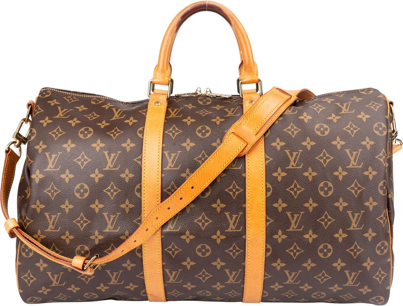 Louis Vuitton Louis Vuitton Canvas Monogram Keepall 50 Bandouliere Bruin