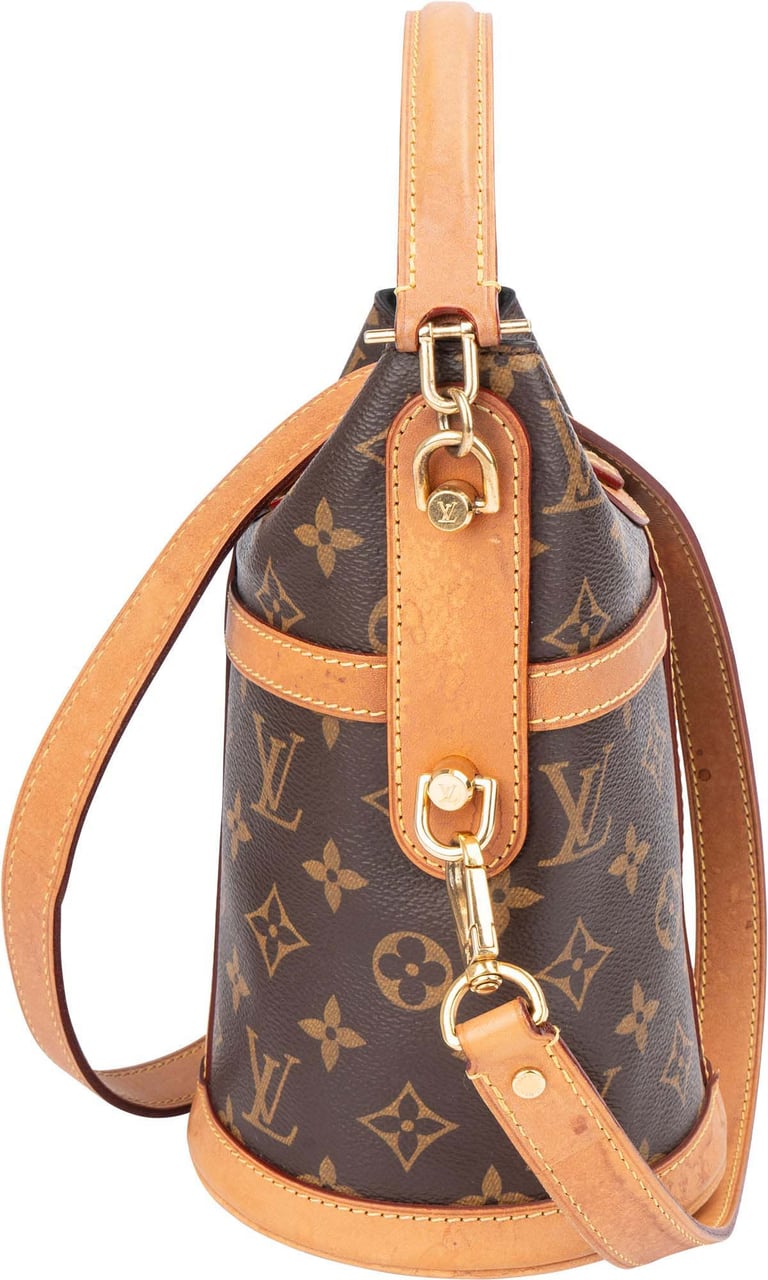 Louis Vuitton Louis Vuitton Canvas Monogram Duffle Handbag Bruin