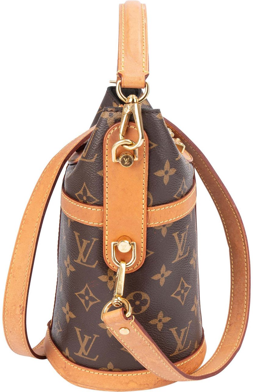 Louis Vuitton Louis Vuitton Canvas Monogram Duffle Handbag Bruin