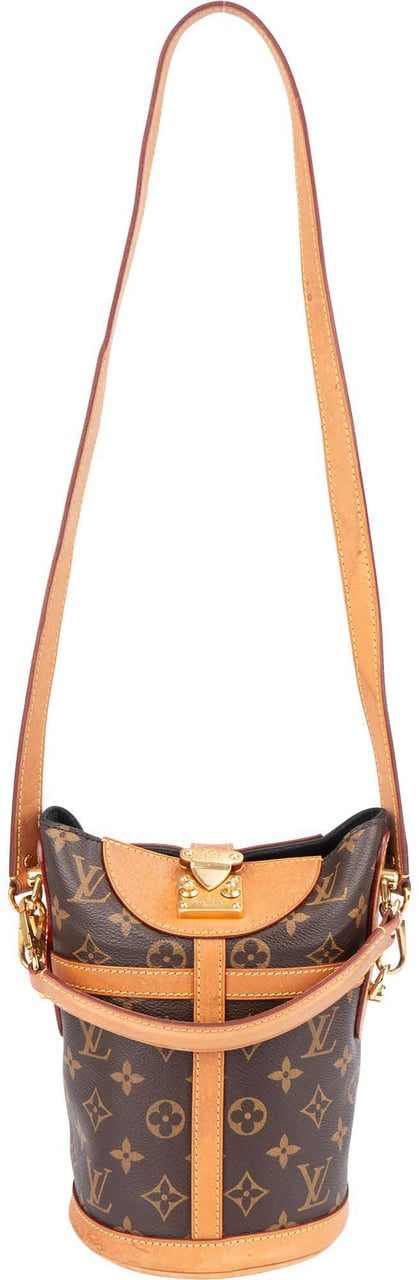 Louis Vuitton Louis Vuitton Canvas Monogram Duffle Handbag Bruin