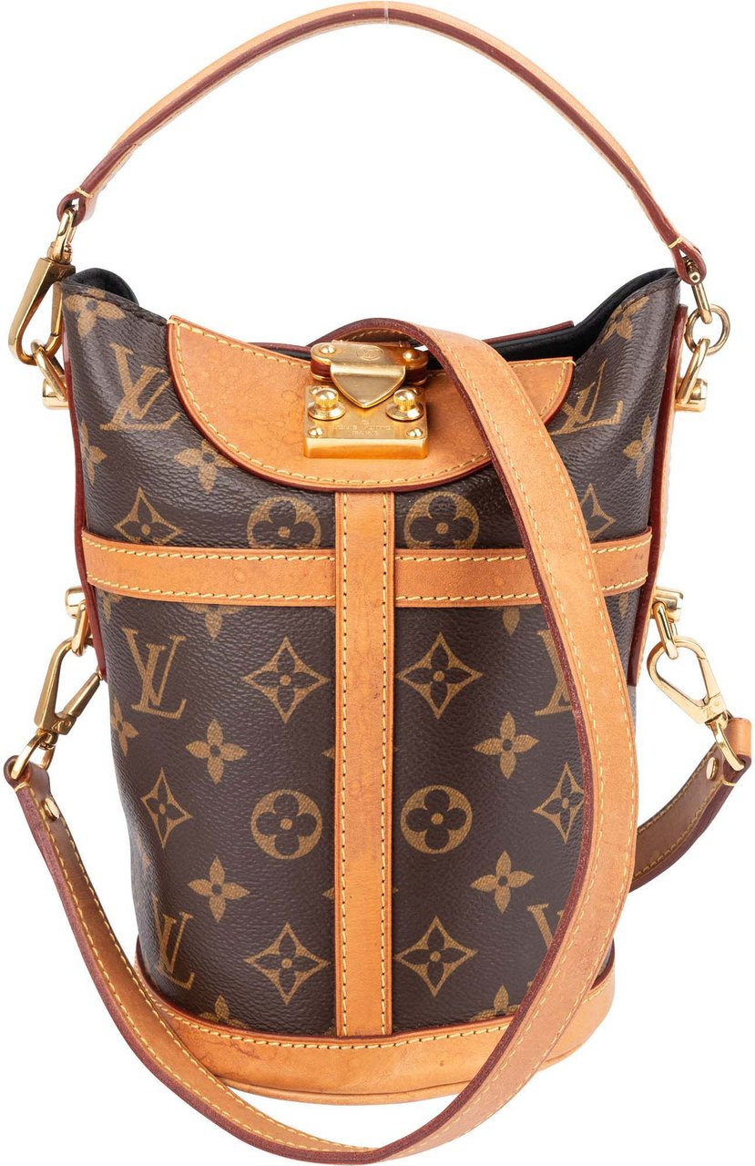 Louis Vuitton Louis Vuitton Canvas Monogram Duffle Handbag Bruin
