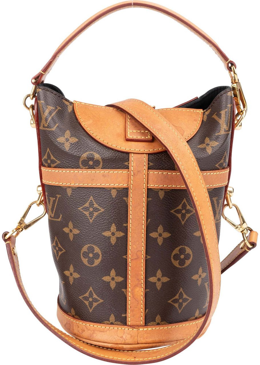 Louis Vuitton Louis Vuitton Canvas Monogram Duffle Handbag Bruin