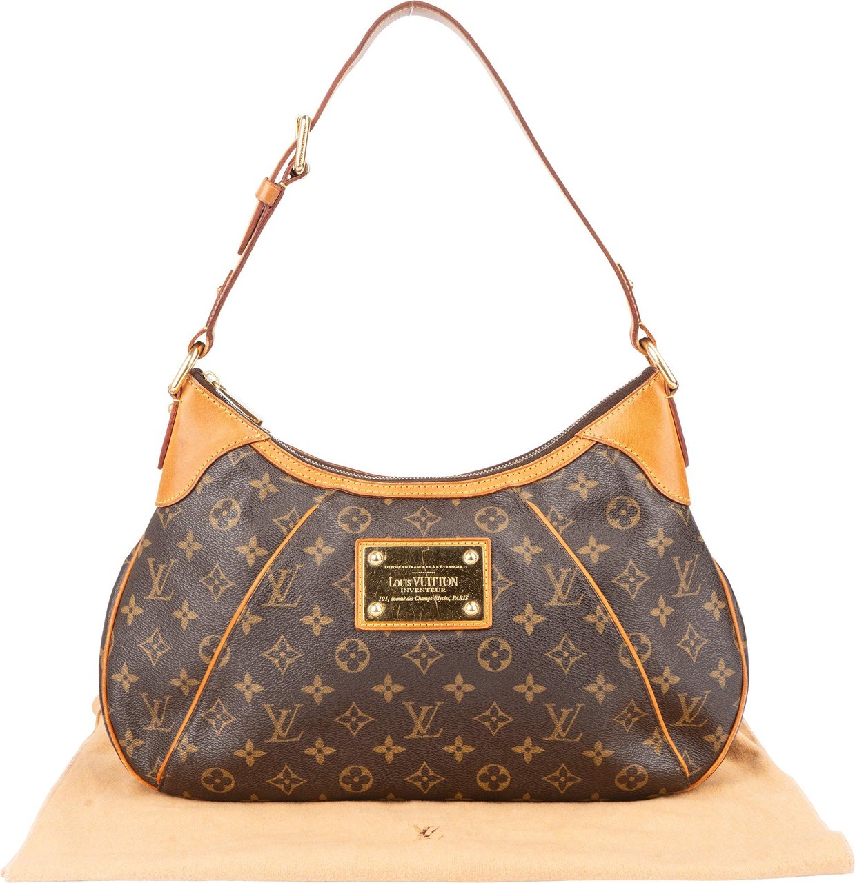 Louis Vuitton Louis Vuitton Canvas Monogram Thames GM Shoulder Bag Bruin