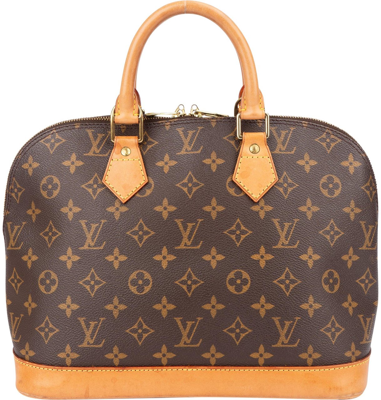 Louis Vuitton Louis Vuitton Canvas Monogram Alma PM Handbag Bruin