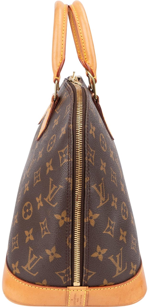 Louis Vuitton Louis Vuitton Canvas Monogram Alma PM Handbag Bruin